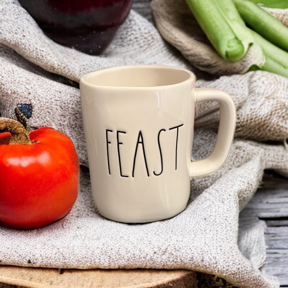 NEW Rae Dunn FEAST Large Mug - Picture 9 of 9